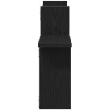  Zidne police 2 kom. Crni hrast 38x12x38 cm Konstruirano drvo | Shoptok.si