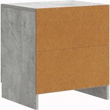  Noćni ormar Betonska siva 43 x 34 5 x 47 cm Konstruirano drvo | shoptok.hr