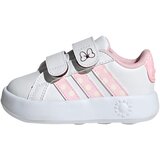 Adidas Patike za devojčice Grand Court Minnie CF I, JR8130, Belo-roze | ePonuda.com