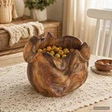 za voće JEPARA Smeđa boja tikovine Ø 35 cm