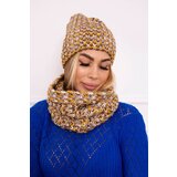 Kesi Women's fleece set Merry K202 brown + mustard | shoptok.hr