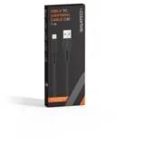 USB na lightning kabel Gigatech C39 1m, crni