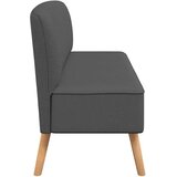 SOFA 117x55,5x77 cm Tkanina Tamno Siva | shoptok.hr
