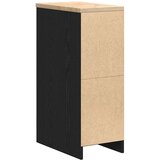  Garažni ormar za odlaganje crni 30x51x85 cm masivne borovine | shoptok.hr