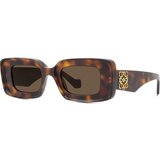 Loewe Anagram Dark havana Geometric Sunglasses ONE SIZE (46) Havana/Rjava Cene