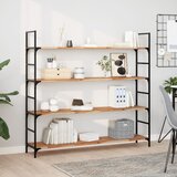 vidaXL Plutajuća polica s uljnim premazom 140x30x2 cm od drva bagrema | shoptok.hr
