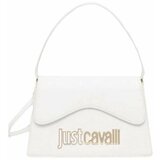 Just Cavalli - - Bela ženska logo torbica Cene