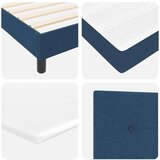  Boxspring krevet s madracem Tamno plava 120 x 190 cm tkanina | shoptok.hr