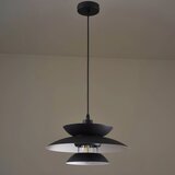 Viseći luster na sajli BERIT 1xE27/20W/230V, crna | Eponuda.com