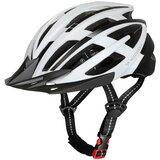 Wozinsky HT-28VCB MTB kaciga s stražnjim USB svjetlom L crno-bijela | shoptok.hr