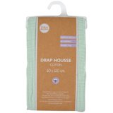 Bébé Douceur Dječja plahta s gumom za dječji krevetić od muslina 60x120 cm – | shoptok.hr