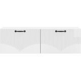  ormar za zid Zidne Bijela visokog sjaja 98 x 31 x 30 cm | shoptok.hr