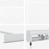  Skrovita tenda Bijelo 350 x 250 cm Tkanina i Metal | shoptok.hr
