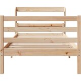 vidaXL Okvir kreveta s uzglavljem 100 x 200 cm od masivne borovine | shoptok.hr