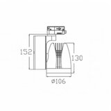  led ref šinski 337201-2 30W 3000K beli Cene