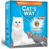 cat's way posip za mačke box carbon grey ultra compact 10l