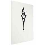  Plakat - Torch Shaped Like the Eiffel Tower 29.7x42 Bez okvira | shoptok.hr