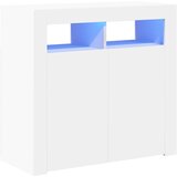  Komoda s LED svjetlima bijela 80 x 35 x 75 cm | shoptok.hr