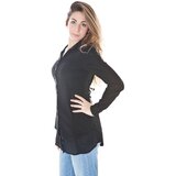 Denny Rose WOMEN&#39;S LONG SLEEVE SHIRT BLACK | Shoptok.si