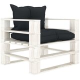  Vrtna sofa od paleta s antracit jastucima drvena | shoptok.hr
