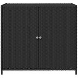  Vrtni ormarić za pohranu crni 83 x 45 x 76 cm od poliratana | shoptok.hr