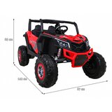 Buggy na akumulator UTV-MX - 4x4 - dvosed - rdeč | Shoptok.si