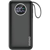 Dudao Powerbank 10000mAh USB-A USB-C z iPhone Lightning in USB-C kablom, črna, (21533831) | Shoptok.si
