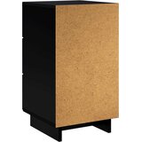  Noćni ormar 2 pcs Crna 33,5 x 34,5 x 60 cm Konstruirano drvo | shoptok.hr