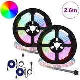  LED traka 2 pcs Crna i prozirna 1300 mm Bakar i plastika | shoptok.hr