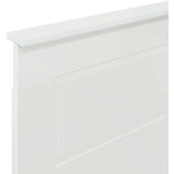 Vzglavje z vzglavjem Svetlo Belo 75 cm Konstruiran les, (5000109823) | Shoptok.si