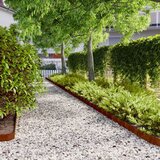 vidaXL Robniki za trato 50 kosov 10x103 cm prilagodljivi corten jeklo | Shoptok.si