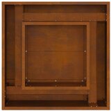 vidaXL Jeklo za izpostavljenost vremenskim vplivom/Rjava 60 x 60 x 30 cm | Shoptok.si