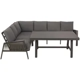 LOUNGE GARNITURA tkanina aluminij
