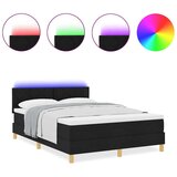 Box spring krevet s madracem Crna 140 x 190 cm tkanina | shoptok.hr