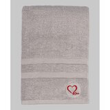 Foutastic Sivi pamučan ručnik od frotira 70x140 cm Love – | shoptok.hr