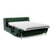 Bobochic Paris Zelena raztegljiva sedežna garnitura iz rebrastega žameta 184 cm Isadora – | Shoptok.si