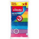 Vileda Mikrofiber krpe Color, 8 komada Cene