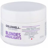 Goldwell dualsenses blondes highlights 60 sec treatment maska za svetlo obarvane lase 200 ml