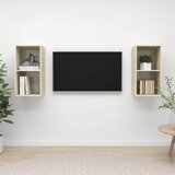  Zidni TV ormarići 2 kom boja hrasta sonome konstruirano drvo | shoptok.hr