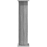  Stalak za biljke 2 pcs Sivi Sonoma 25 x 25 5 x 100 5 cm | shoptok.hr