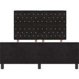  Postelja Črna 160x200 cm Velur, (22048947) | Shoptok.si