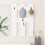 vidaXL Nadwyčajna obešalnik za plašče Bela 65 x 3 x 100 cm | Shoptok.si