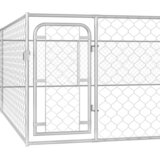 Vanjski kavez za pse od pocinčanog čelika 6 x 6 x 1 m | shoptok.hr