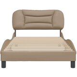  Okvir za krevet boja cappuccina 100x200 cm umjetna koža | shoptok.hr