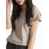 BASIC Feel Good T-shirt-RV-BZ-4622.69-dark beige Cijene