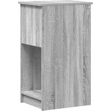 vidaXL Tower stalak za računalo s ladicom boja sivog hrasta 35x45x77cm | shoptok.hr
