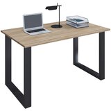 MID.YOU pisalna miza lona, hrast, črna | Shoptok.si