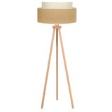  duolla - podna lampa yute boho 1xE27/15W/230V prečnika 45 cm braon/krem | Eponuda.com