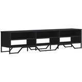 Maison Chic TV omarica - TV enota - Televizijska omarica črna 180x34x41 cm inženirski les, (21699131) Cene