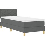  s opruga kutije Tamno siva 80 x 200 cm tkanina | shoptok.hr